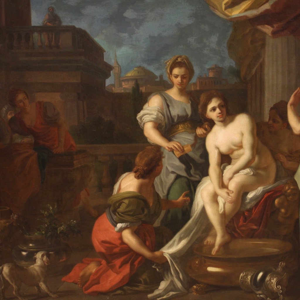 Italian Artist, Bathsheba Bathing, 1770, Oil on Canvas