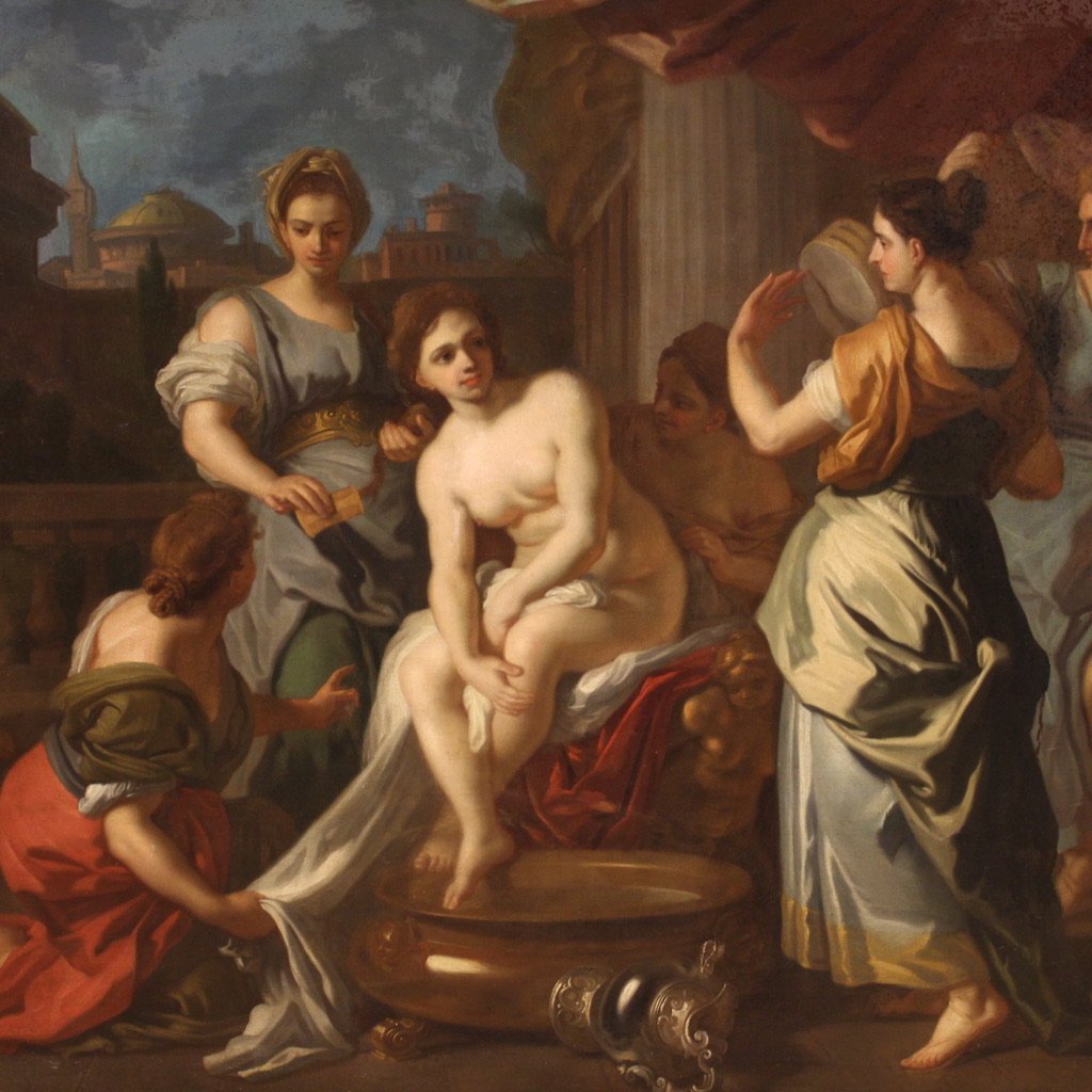 Italian Artist, Bathsheba Bathing, 1770, Oil on Canvas