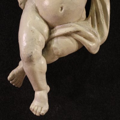 Italian Artist, Cherub Sculptures, 1740, Wood, Set of 2-RP-1819860