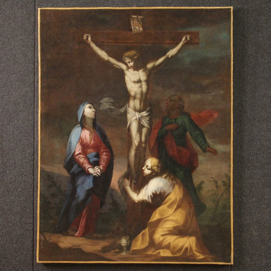 Italian Artist, Crucifixion, 1740, Oil on Canvas