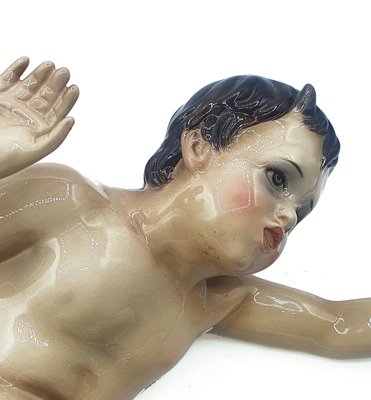 Italian Artist, Faun Boy, 1920s, Ceramic-OZS-1397062