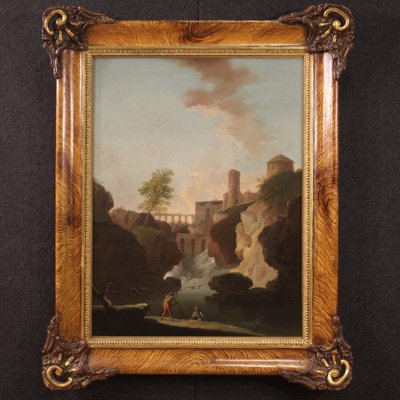 Italian Artist, Landscape, 1780, Oil on Canvas, Framed-RP-1822657