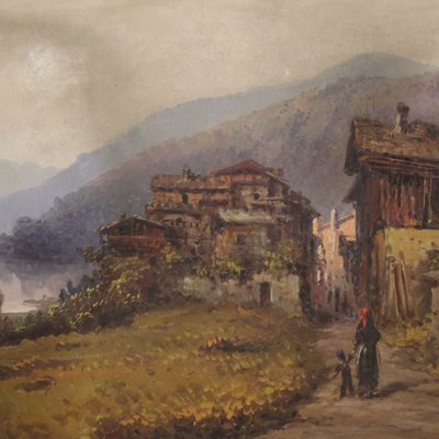 Italian Artist, Landscape, 1860, Oil on Board-RP-1822060