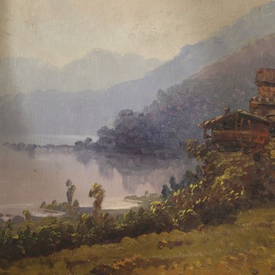 Italian Artist, Landscape, 1860, Oil on Board-RP-1822060