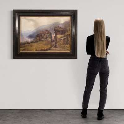 Italian Artist, Landscape, 1860, Oil on Board-RP-1822060