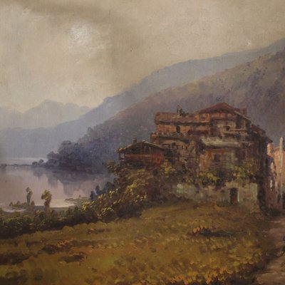 Italian Artist, Landscape, 1860, Oil on Board-RP-1822060