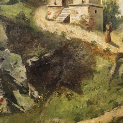 Italian Artist, Landscape, 1880, Oil on Canvas, Framed-RP-1797952