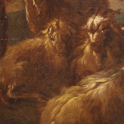 Italian Artist, Landscape with Goats, 1680, Oil on Canvas-RP-2026748