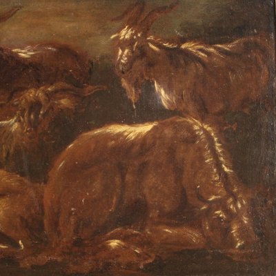 Italian Artist, Landscape with Goats, 1680, Oil on Canvas-RP-2026748