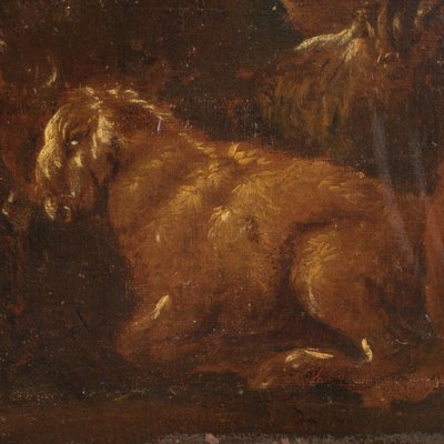 Italian Artist, Landscape with Goats, 1680, Oil on Canvas-RP-2026748