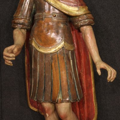 Italian Artist, Large Polychrome Sculpture, 1770, Wood