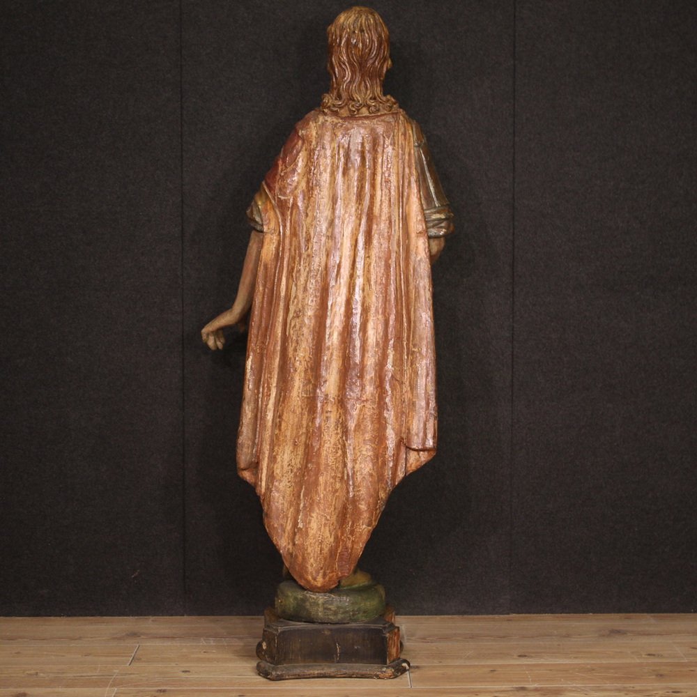 Italian Artist, Large Polychrome Sculpture, 1770, Wood