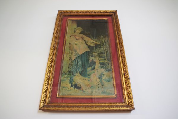 Italian Artist, Painting, 1920s, Framed-KNM-840611