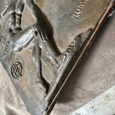 Italian Artist, Relief Panel of a Discus Thrower, 1950s, Bronze-NMK-2032398