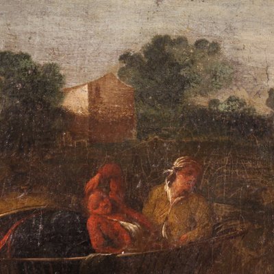 Italian Artist, Rural Scene, 1760, Oil on Canvas, Framed-RP-1800103