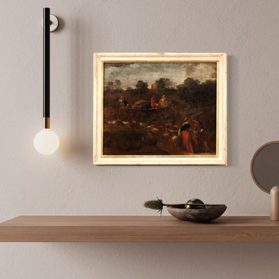 Italian Artist, Rural Scene, 1760, Oil on Canvas, Framed-RP-1800103