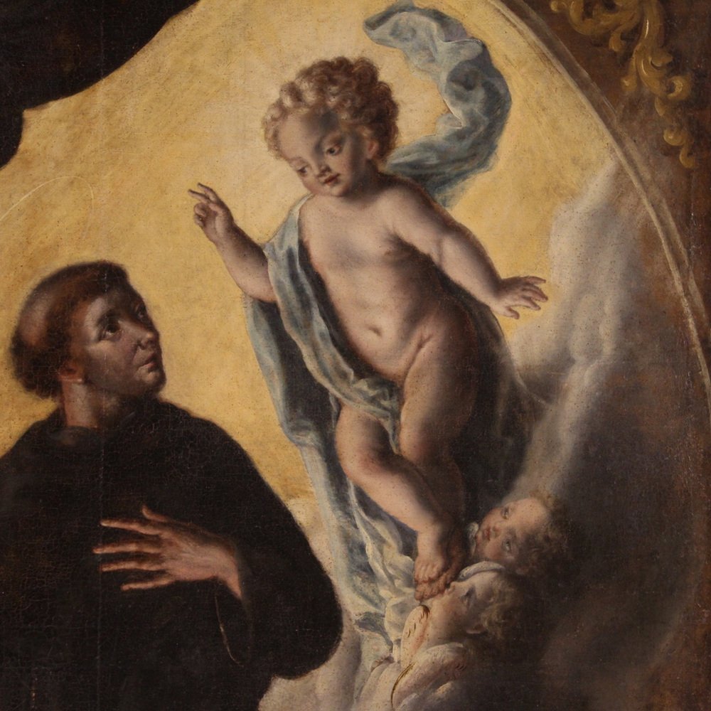 Italian Artist, Saint Anthony of Padua, 1750, Oil on Canvas