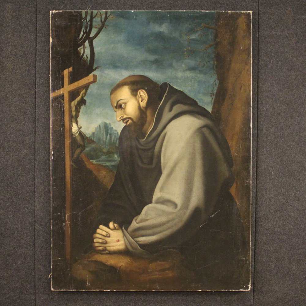 Italian Artist, Saint Francis, 1770, Oil on Canvas