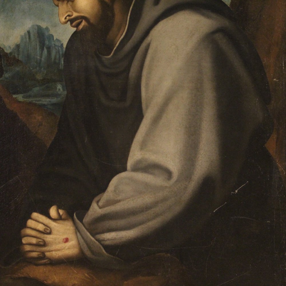 Italian Artist, Saint Francis, 1770, Oil on Canvas