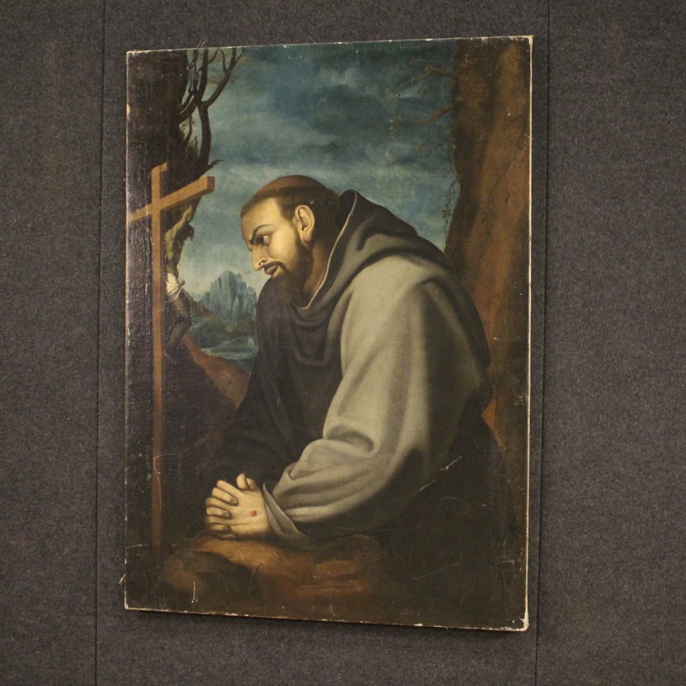 Italian Artist, Saint Francis, 1770, Oil on Canvas