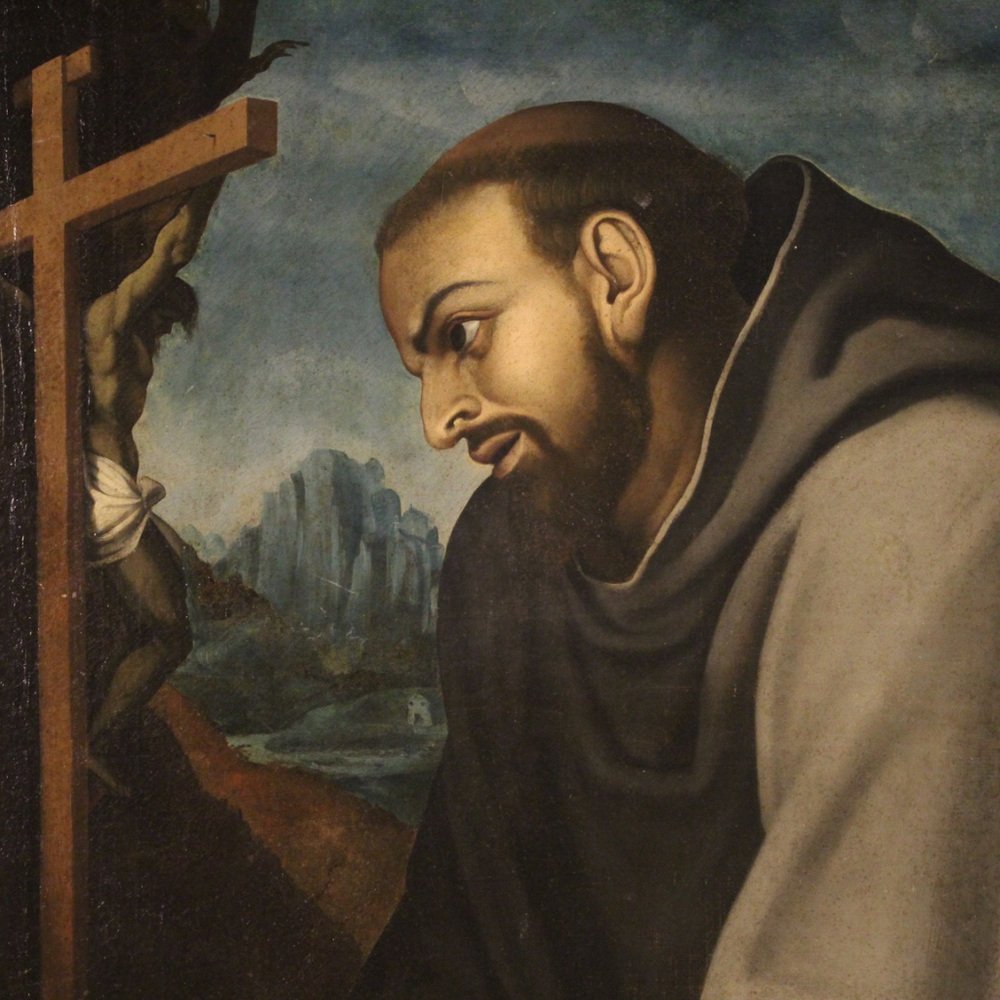 Italian Artist, Saint Francis, 1770, Oil on Canvas