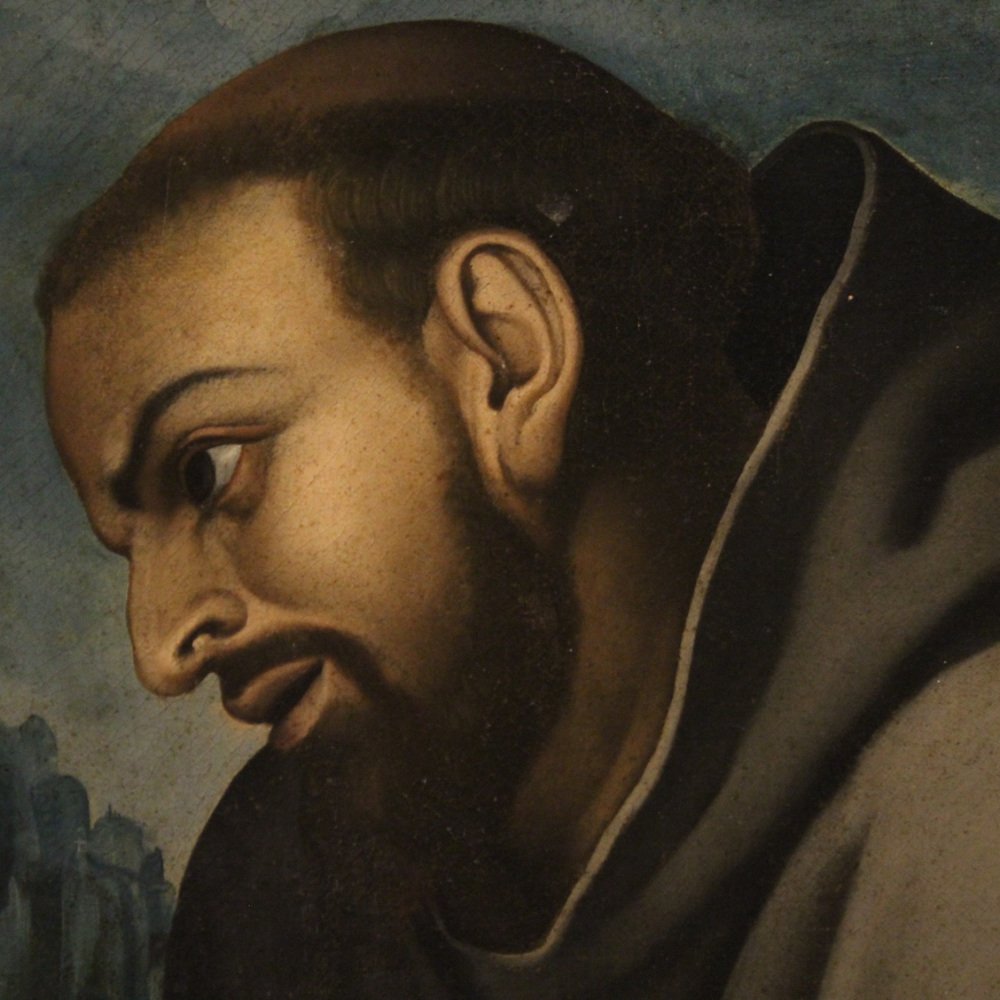 Italian Artist, Saint Francis, 1770, Oil on Canvas