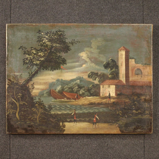 Italian Artist, Seascape, 1770, Oil on Canvas