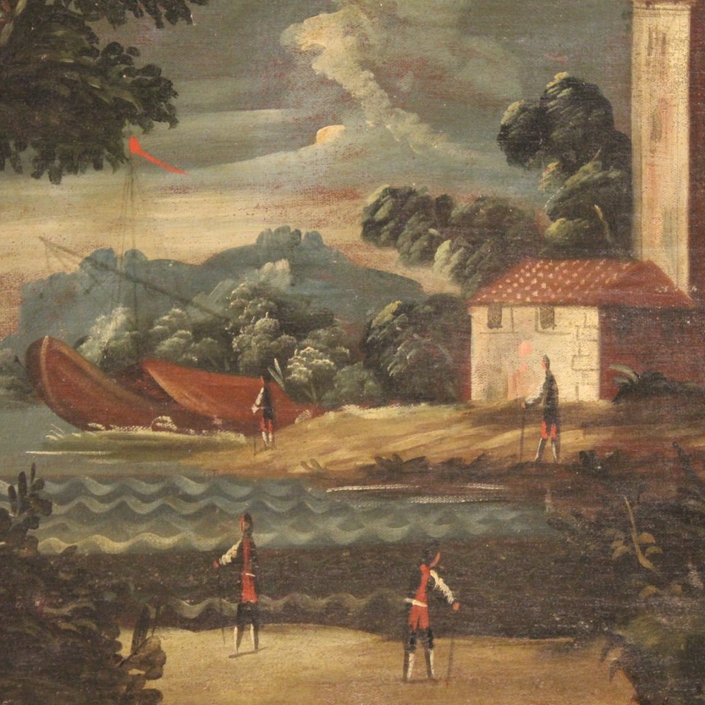 Italian Artist, Seascape, 1770, Oil on Canvas