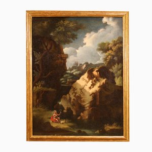 Italian Artist, St. John the Baptist, 1730, Oil on Canvas, Framed-RP-1805956