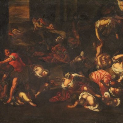 Italian Artist, The Massacre of the Innocents, 1640, Oil on Canvas, Framed-RP-1802014