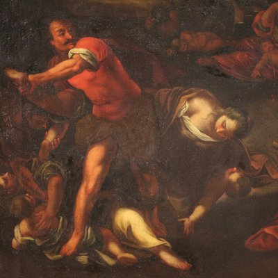 Italian Artist, The Massacre of the Innocents, 1640, Oil on Canvas, Framed-RP-1802014