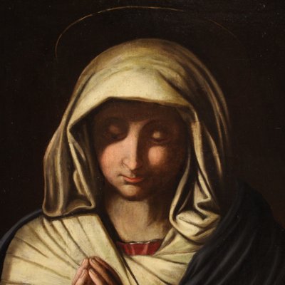 Italian Artist, The Virgin Mary, 1680, Oil on Canvas, Framed-RP-1803885