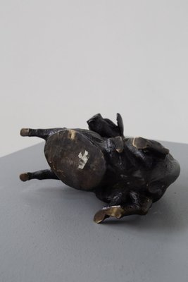 Italian Artist, Two Pigs, Bronze, 20th Century-RCE-1700474