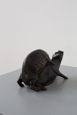 Italian Artist, Two Pigs, Bronze, 20th Century-RCE-1700474