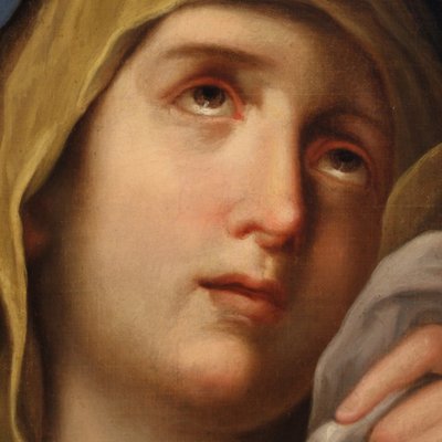 Italian Artist, Virgin of Sorrows, 1770, Oil on Canvas, Framed-RP-1818351