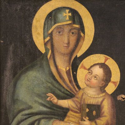 Italian Artist, Virgin with Child, 1780, Oil on Canvas-RP-1412058