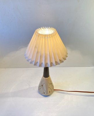 Italian Atomic Table Lamp with Brass Accents, 1950s-LCR-1259774