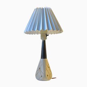 Italian Atomic Table Lamp with Brass Accents, 1950s-LCR-1259774