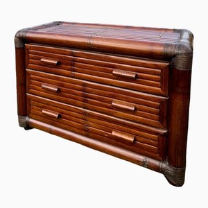 Italian Bamboo and Rattan Commode-YSE-2034494