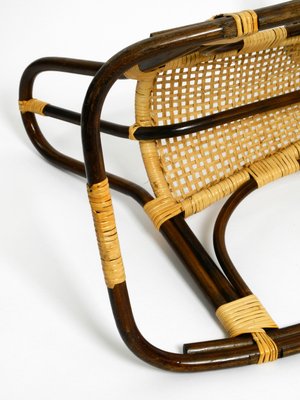 Italian Bamboo and Rattan Rocking Horse Attributed to Franco Albini, 1960s-RR-859597