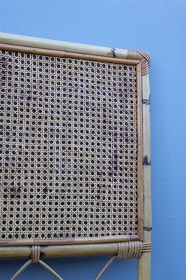 Italian Bamboo Bed Headboard, 1960s-EH-893825