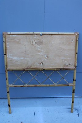 Italian Bamboo Bed Headboard, 1960s-EH-893825