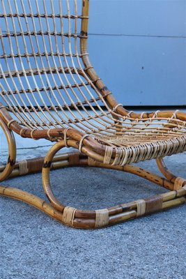 Italian Bamboo BP9 Armchair by Tito Agnoli, 1950s-EH-1180598