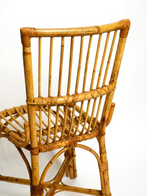 Italian Bamboo Dining Chairs, 1960s, Set of 2-RR-1440980