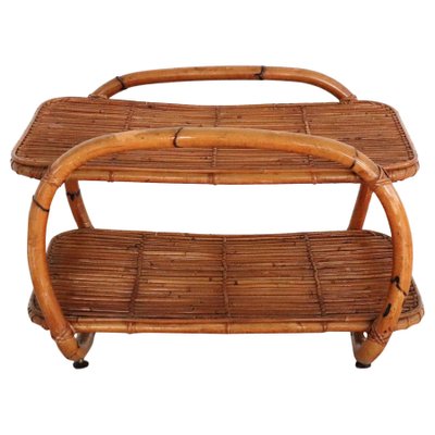 Italian Bamboo Shelf, 1970s-VNE-966059