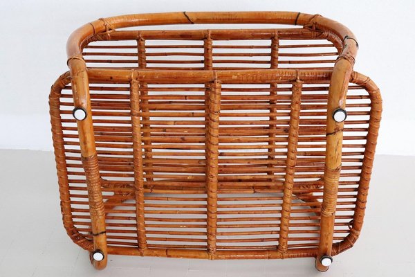 Italian Bamboo Shelf, 1970s-VNE-966059