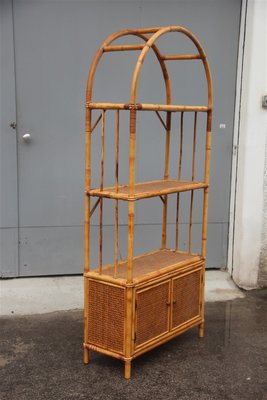 Italian Bamboo Sideboard, 1950s-EH-555055