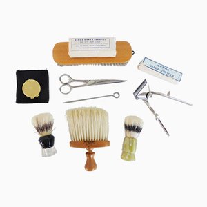 Italian Barber Set, 1970s, Set of 10-KNM-946507