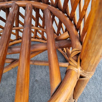 Italian Barn Bamboo Chair, 1950s-GSF-1150646