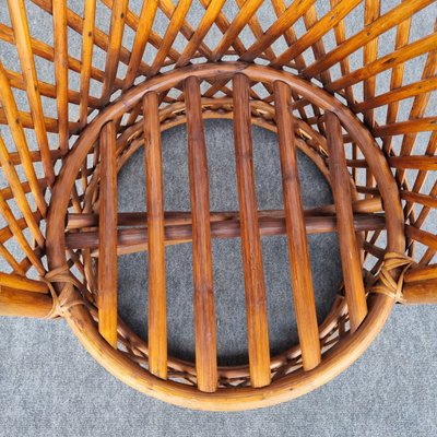 Italian Barn Bamboo Chair, 1950s-GSF-1150646